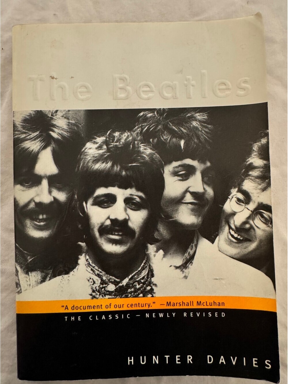The Beatles Hunter Davies Revised Biography Book Paperback 1996 0393315711